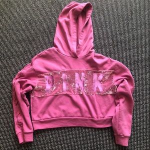 PINK by victorias secret crop sweatshirt